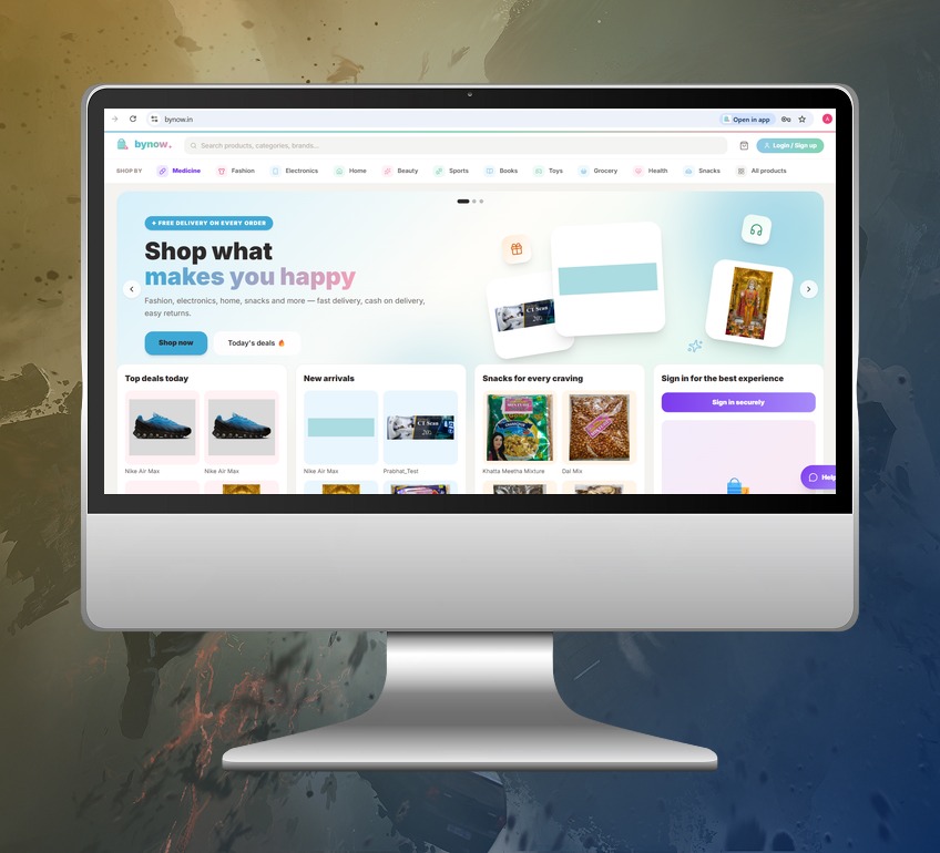 ByNow website screenshot