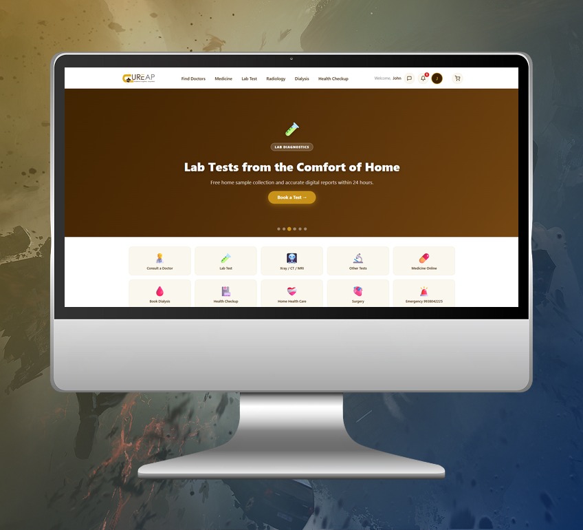 CureAp website screenshot